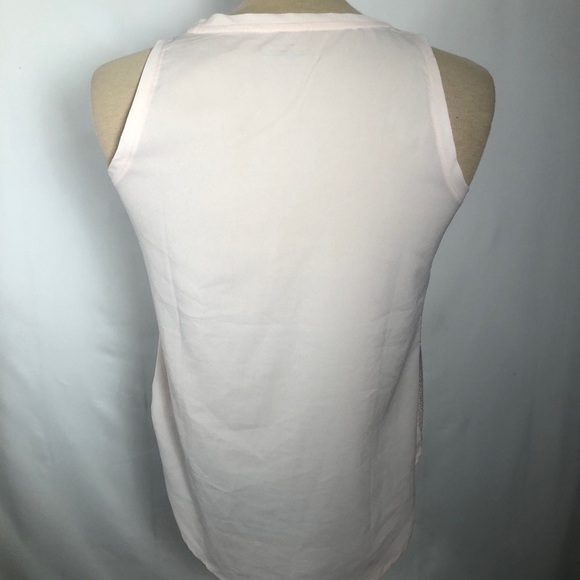 Womens Very Light Pink with Silver Dabs Calvin Klein Tank Top. Size Small. - Picture 3 of 6
